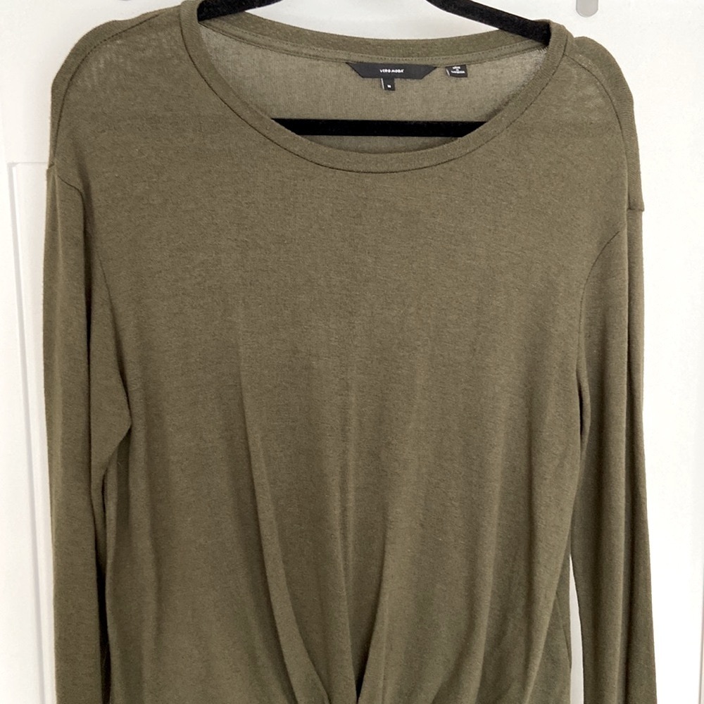 Vero Moda Front Tie Long Sleeve - Picture 3 of 5